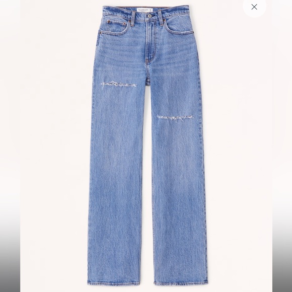 Abercrombie High Rise 90s Relaxed Jean - Picture 3 of 5